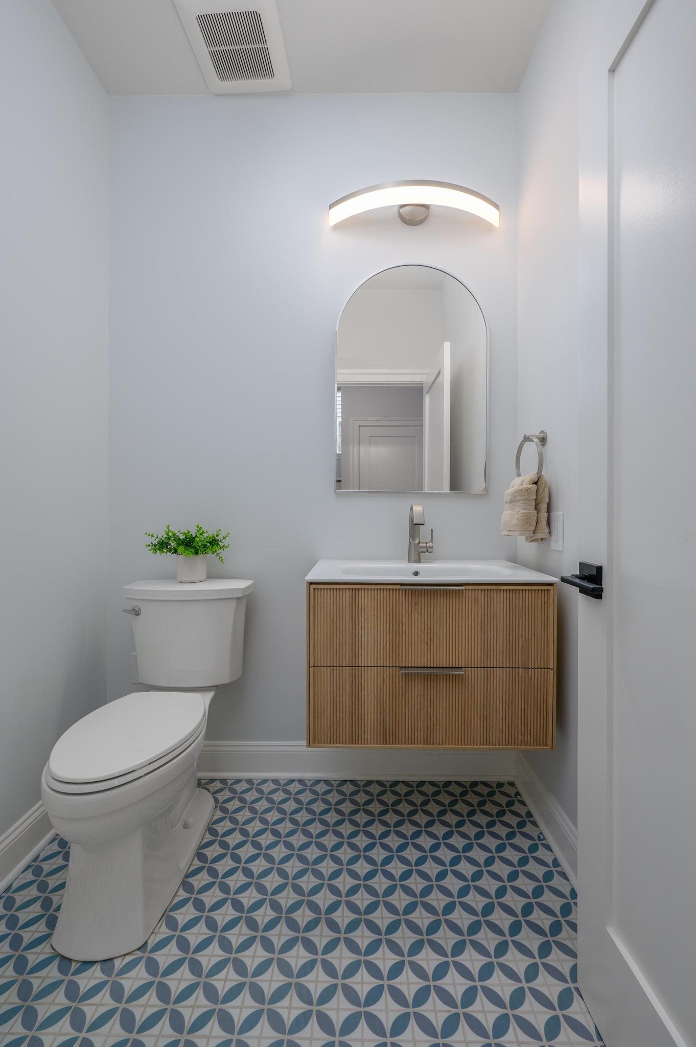 9 E Crystal Lake Powder Room